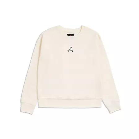 Jordan Girls Jumpman Essentials Crew Sweater "Pale Ivory"