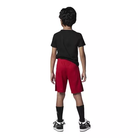 Jordan Infants JDB Court Air Tee Short Mesh Set "Gym Red-Black"
