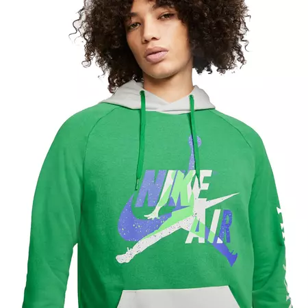 Jordan Jumpman Classics Fleece Pullover Hoodie "Aloe Verde"