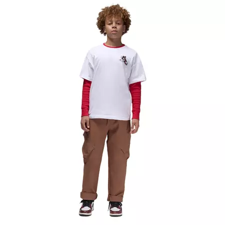 Jordan Kids JDB Air Jordan Has Landed SS Tee "White"