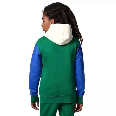 Jordan Kids JDB MJ Brooklyn French Terry Pullover "Pine Green-White-Blue"