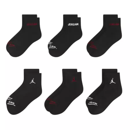 Jordan Kids JHB Legend Ankle 6 PPack "Black"