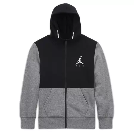 Jordan Kids Jumpman Air Full-Zip Fleece Pullover