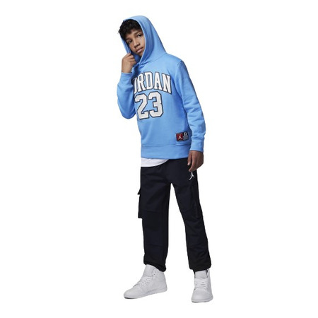 Jordan Kids Logo 23 Fleece Pullover Hoodie "University Blue"