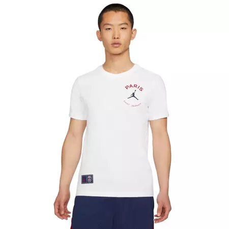 Jordan Paris Saint-Germain Logo Men's T-Shirt "White"