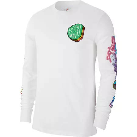Jordan Photo Long-Sleeve Crew T-Shirt