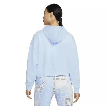 Jordan Women's Fleece Allover Printed Hoodie "Celestine Blue"