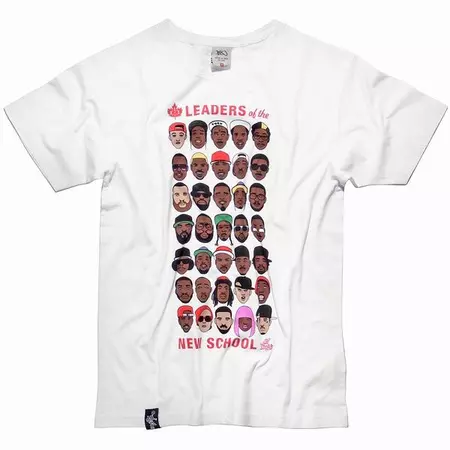 K1X It Leader Of The New School Rappers Tee (white)