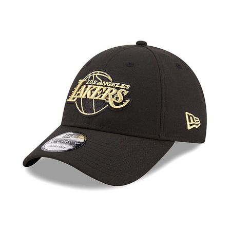 LA Lakers Gold Logo Negro 9Forty Cap