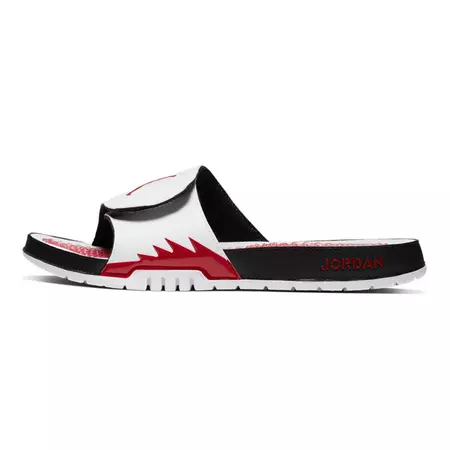 Jordan Hydro V Retro Slide "WhiteRed"