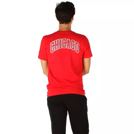 New Era Chicago Bulls FDR Tip Off Chest N Back Tee
