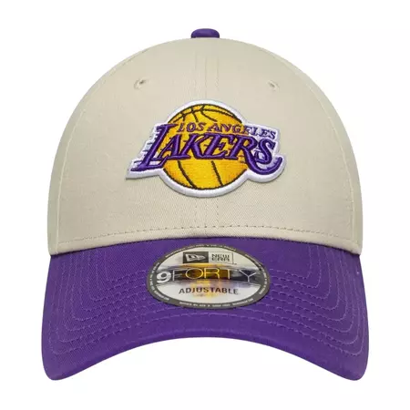 New Era LA Lakers NBA Colour Block 9FORTY "Cream"