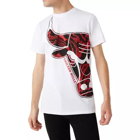 New Era NBA Chicago Bulls Oil Slick Infill Logo T-Shirt