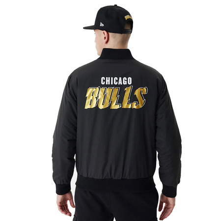New Era NBA Chicago Bulls Team Script Bomber Jacket