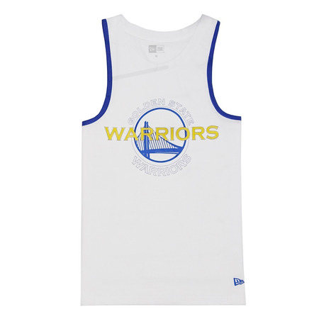 New Era NBA Golden State Warriors Double Logo Tank Top