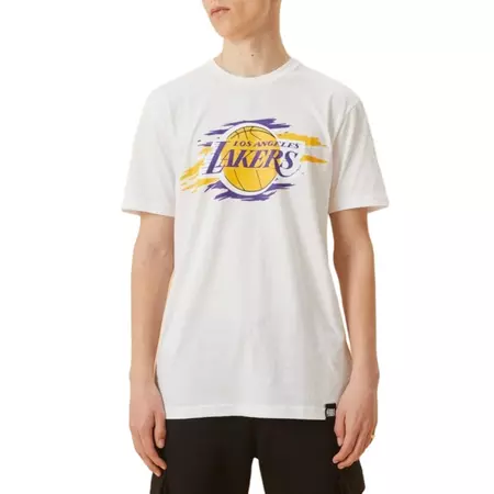 New Era NBA L.A Lakers Tear Logo T-Shirt "White"
