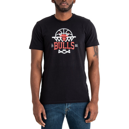 New Era NBA League Net Chicago Bulls Logo Tee
