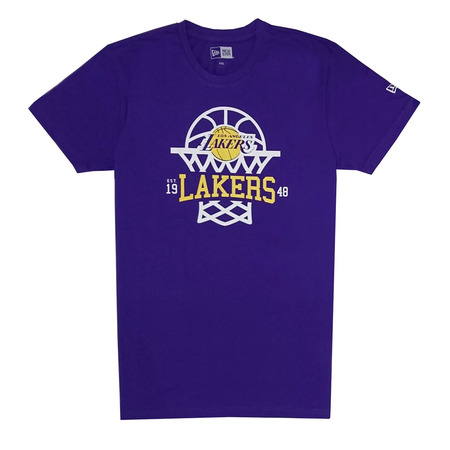 New Era NBA League Net Los Angeles Lakers Logo Tee