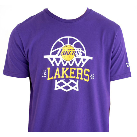 New Era NBA League Net Los Angeles Lakers Logo Tee
