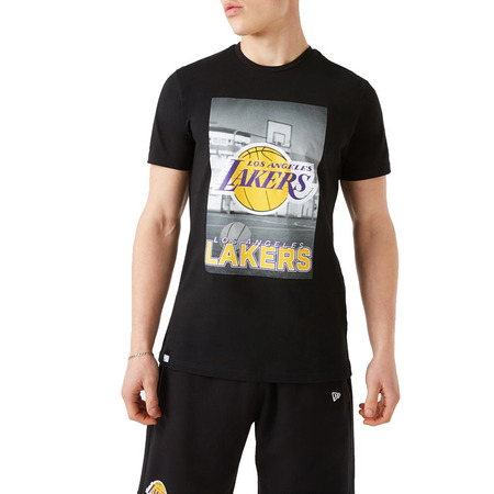 New Era NBA Los Angeles Lakers Photographic "Black" Tee