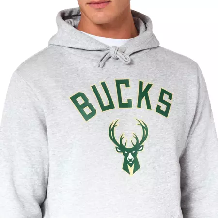 New Era NBA Milwaukee Bucks Team Logo Regular Hoody