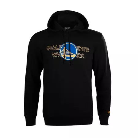 New Era NBA Overlap Golden State Warriors Hoody