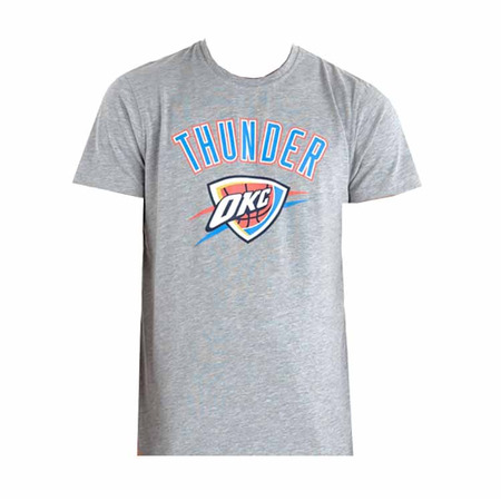 New Era Oklahoma City Thunder Logo Tee (Gray)