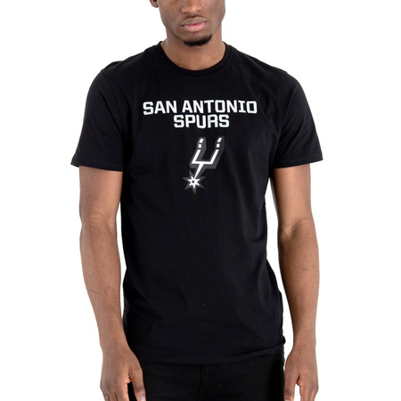 New Era San Anntonio Spurs Logo Tee (Black)