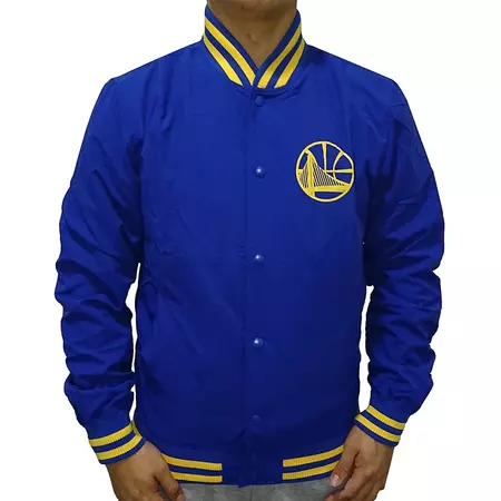 New Era Team Golden State Warriors Pop Logo Varsity Jacket