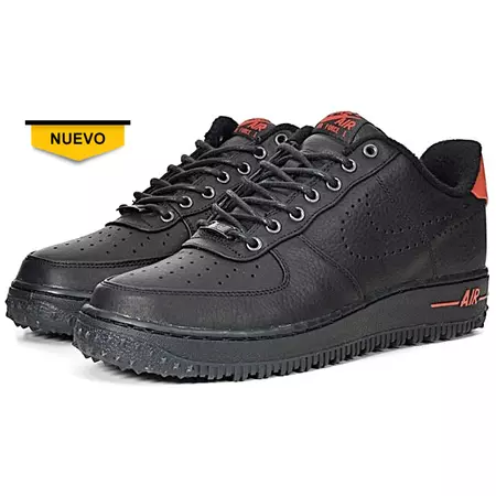 Lebron Air Force 1 Premium Low QS (100/negro/rojo)