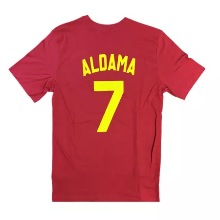 Nike Camiseta España Basket # 7 ALDAMA # "Gym Red/Yellow"