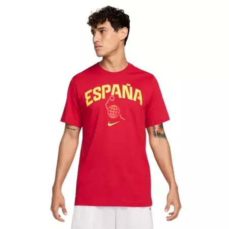 Nike Camiseta España Basket "Gym Red/Yellow"