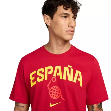 Nike Camiseta España Basket "Gym Red/Yellow"