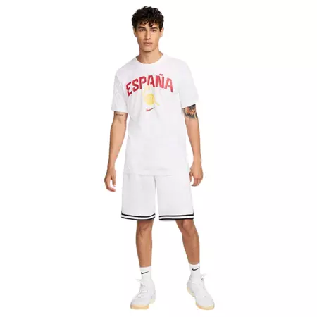 Nike Camiseta España Basket "White Gym Red"