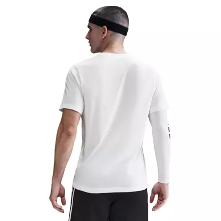 Nike Dri-fit Men's Basketball T-Shirt "White-Pink"