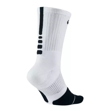 Nike Dry Elite 1.5 Crew Basketball Sock (100/white/black)