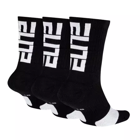 Nike Elite Crew Basketball Socks "Black Pack 3"