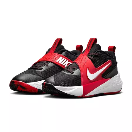 Nike Team Hustle D 12 (GS) "Black Univ. Red"