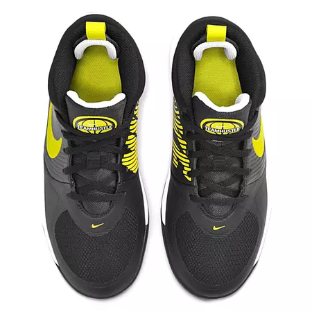 Nike Team Hustle D 9 (GS) "Black High Voltage"