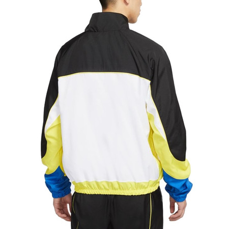 Nike Throwback Men's Basketball Jacket "Black/Multicolor"