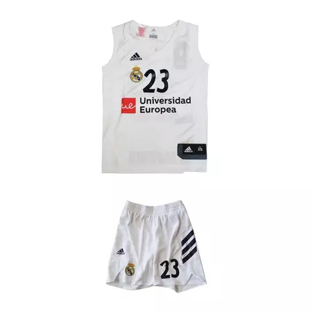 Pack Menino Réplica Sergio Llull #23# R. Madrid 2018/19 (1ª Equipación Euroliga)