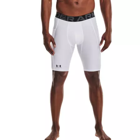 HeatGear® Pocket Long Shorts "White"