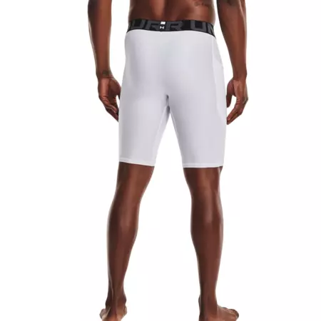 HeatGear® Pocket Long Shorts "White"