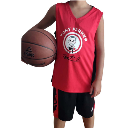 Peak Sport Basketball Junior Tony Parker Set "Red-black"