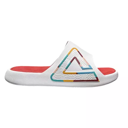 Peak Taichi Slippers "White-red"