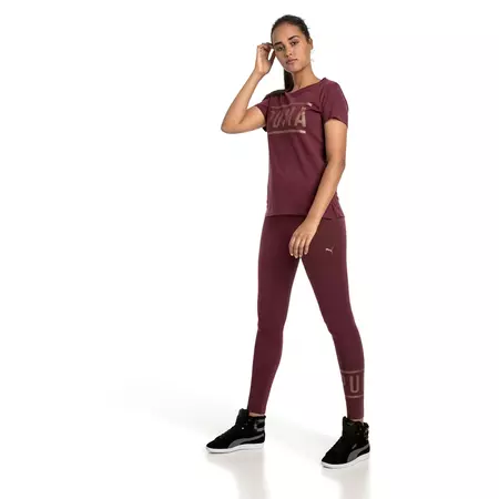Puma Athletic Logo Tee Wn´s (Fig/Bronzemedal)