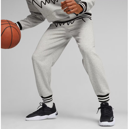Puma Basketball Franchise Core Pant "Light Gray"