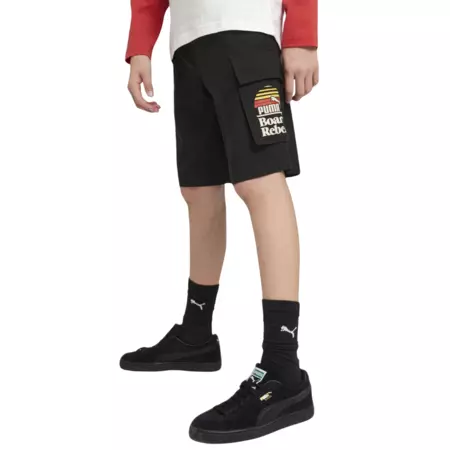 Puma Cargo Chino Shorts Boys "Black"