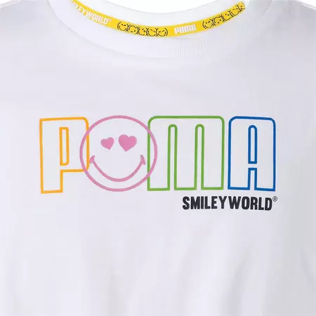 Puma Girls x SMILEY WORLD Tee