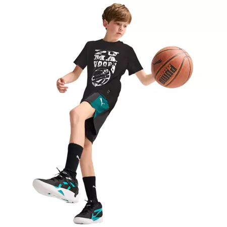 Puma Junior Basketball Blueprint Tee "Black"